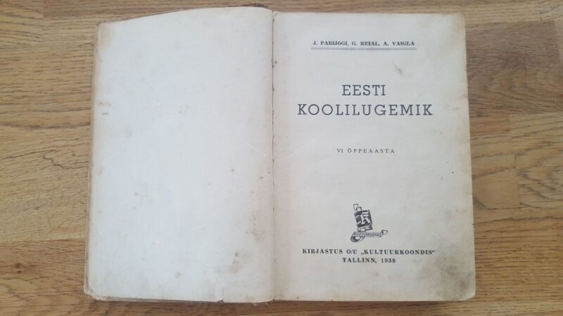 Eesti koolilugemik  1938
