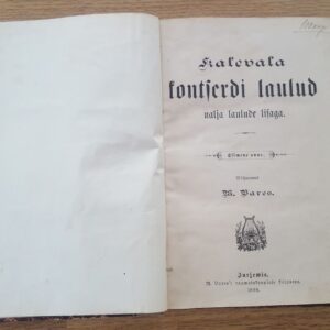 65539551 Kalevala kontserdi laulud nalja laulude lisaga . 1898