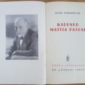 Kadunud Mattia Pascal . 1935