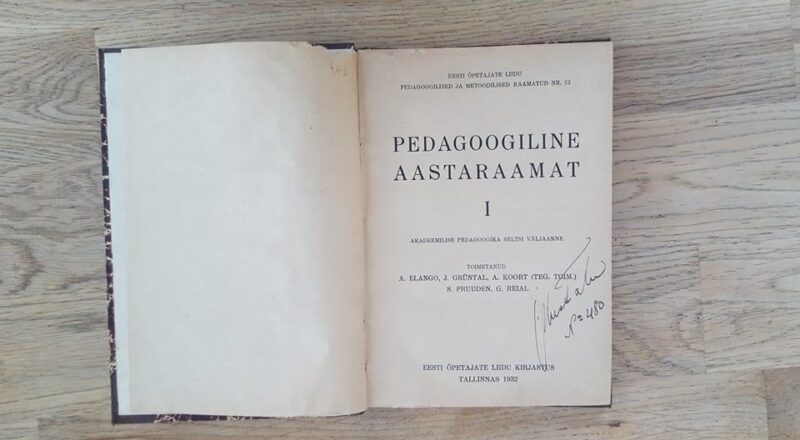 65945163 Pedagoogiline aastaraamat I ja II osa . 1932