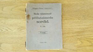 Meile tähtsamad põllutaimede sordid . 1921