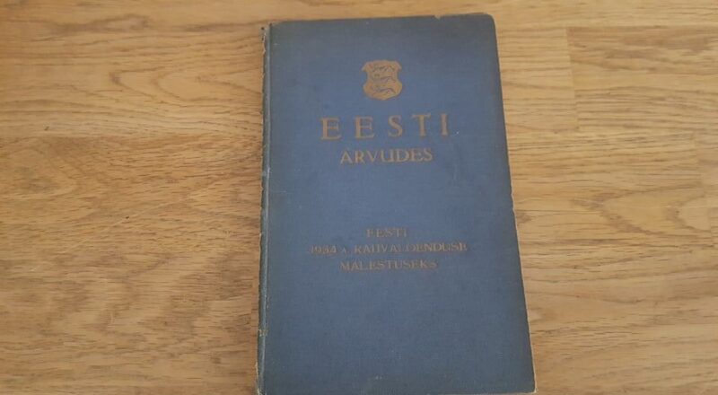 Eesti arvudes . 1934. a. rahvaloenduse mälestuseks