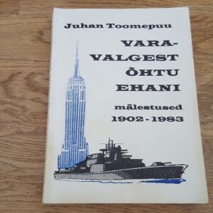 66705561 Varavalgest õhtu ehani . Mälestused 1902-1983 . J. Toomepuu