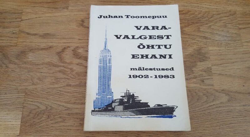 66705561 Varavalgest õhtu ehani . Mälestused 1902-1983 . J. Toomepuu
