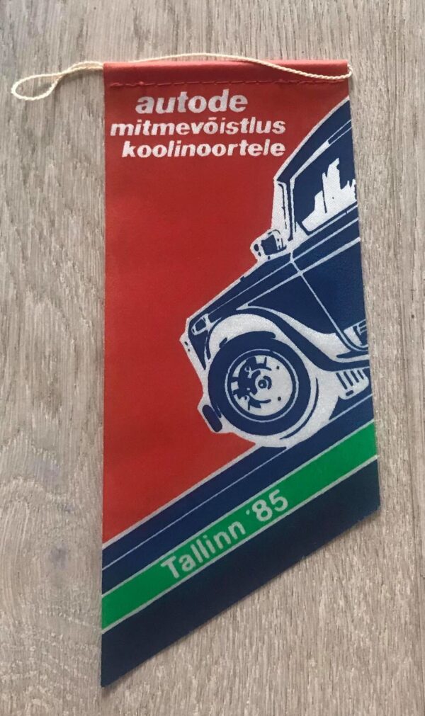 Autode mitmevõistlus koolinoortele Tallinn 1985 Vimpel