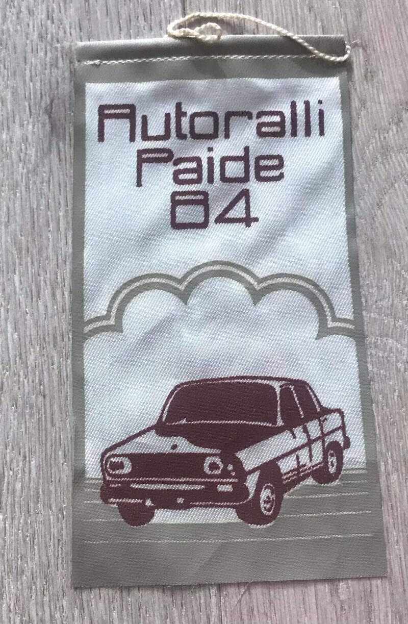 Paide Autoralli 1984 Vimpel