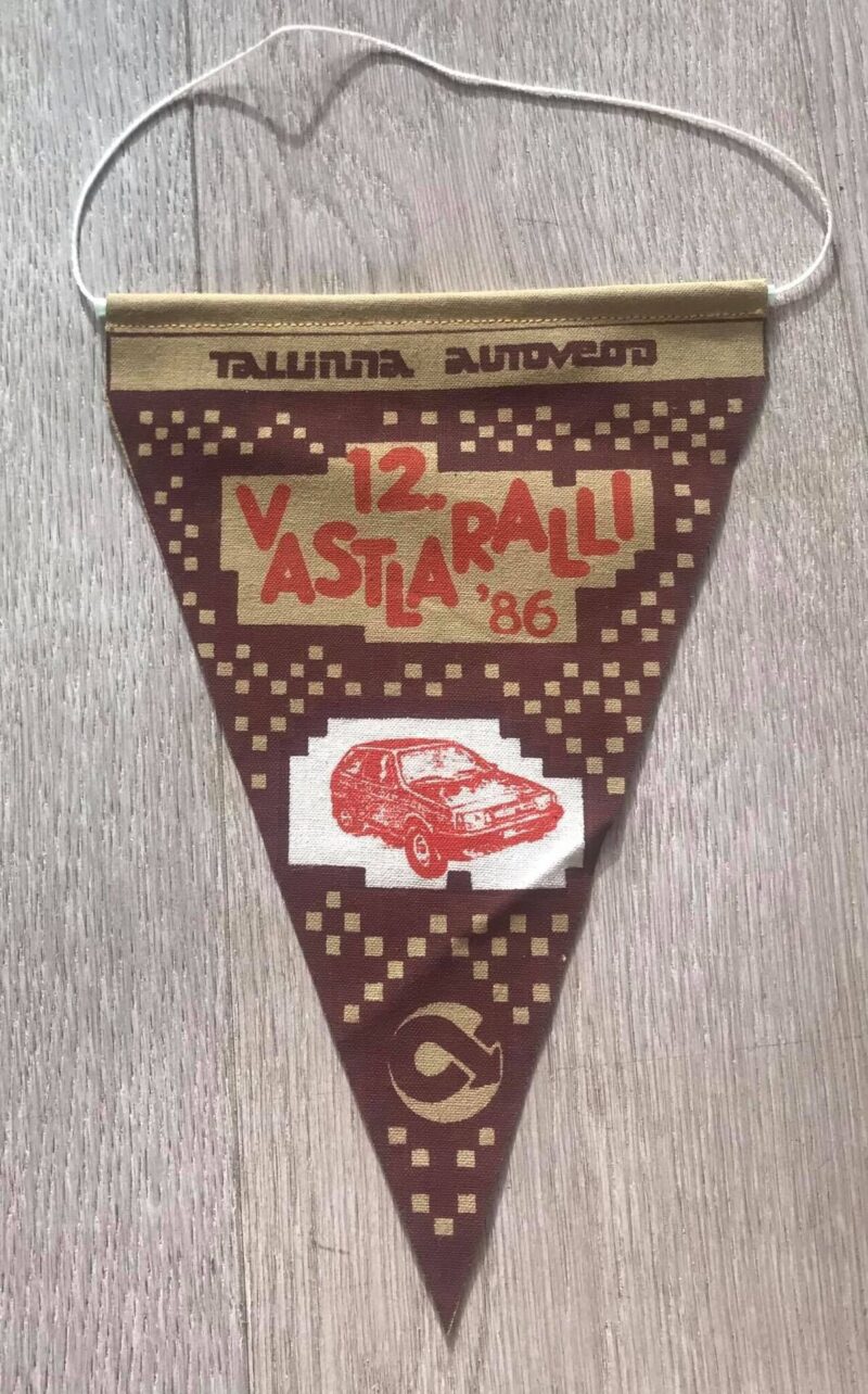 Vastlaralli Tallinna Autoveod 1986 Vimpel