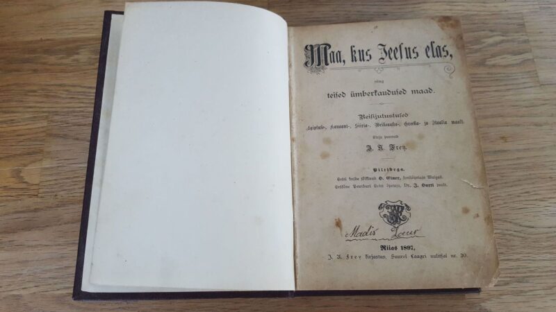 67049703 Maa kus Jeesus elas ning teised ümberkaudsed maad . 1897