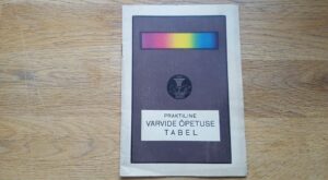 Praktiline värvide õpetuse tabel . 1925