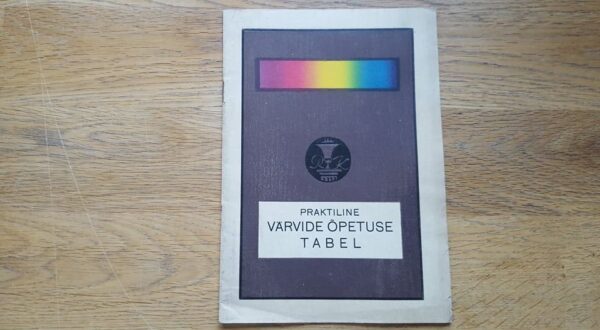 Praktiline värvide õpetuse tabel . 1925