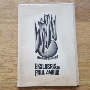 Eksliibris ja Paul Ambur
