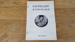 Kaitseliidu kodukord . 1995