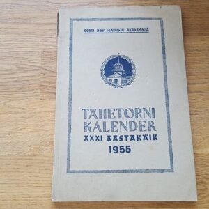 67778833 Tartu Tähetorni kalender 1955. aastaks