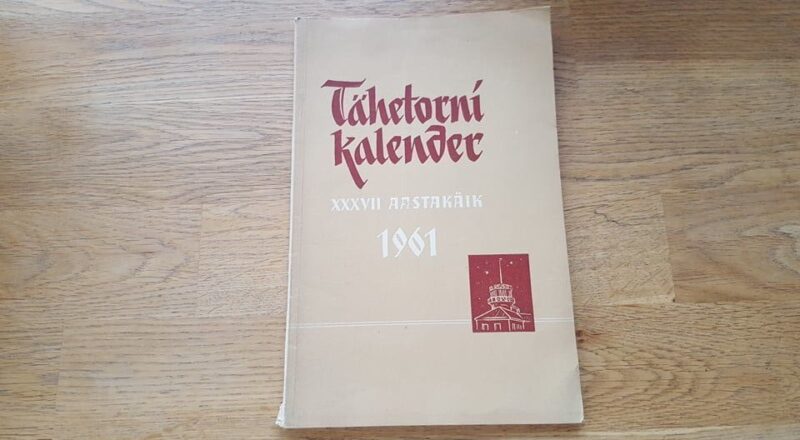 Tartu Tähetorni kalender 1961. aastaks