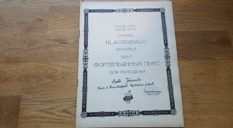 68013905 Klaveripalu noortele Edgar Arro