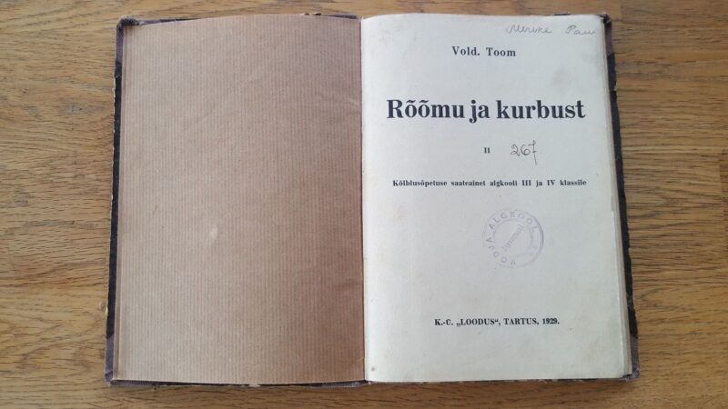 68276592 Rõõmu ja kurbust II .1929