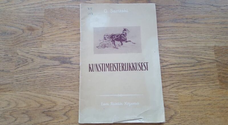 68529596 Kunstimeisterlikkusest . Georgi Savitski