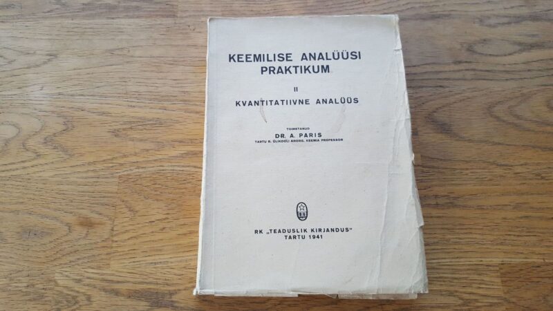 68605564 Keemilise analüüsi praktikum II . 1941