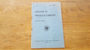 Hoonete piksekaitsmeist . Friedrich Haidak . 1937