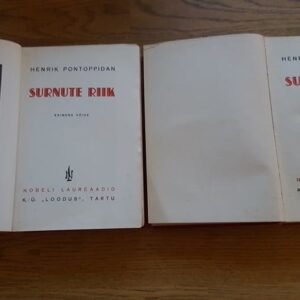 Surnute riik I ja II . Henrik Pontoppidan . 1937