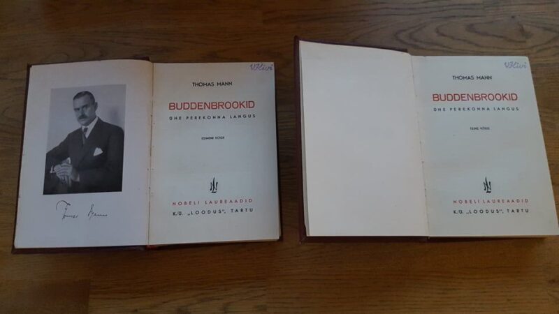 69494861 Buddenbrookid I ja II osa . Thomas Mann . 1936