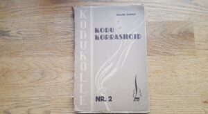 Kodu korrashoid . Salme Masso . 1935