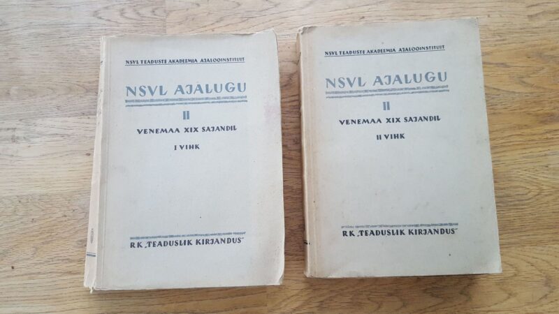 NSVL ajalugu II Venemaa XIX sajandil I ja II vihk