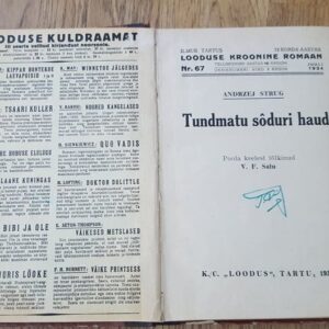 Tundmatu sõduri haud . 1934