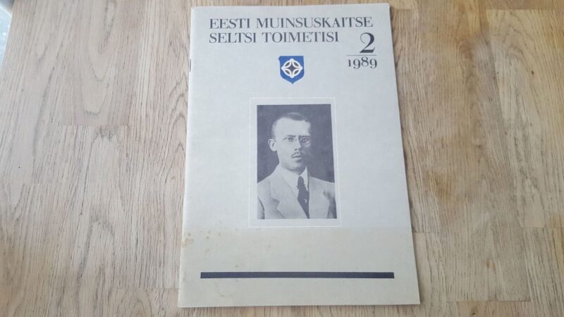 70323428 Eesti Muinsuskaitse Seltsi toimetisi 2 1989