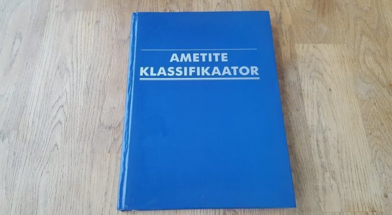 Ametite klassifikaator