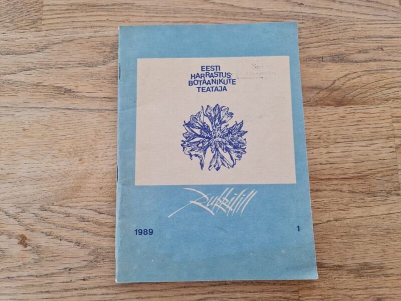 Rukkilill Eesti harrastusbotaanikute teataja 1989
