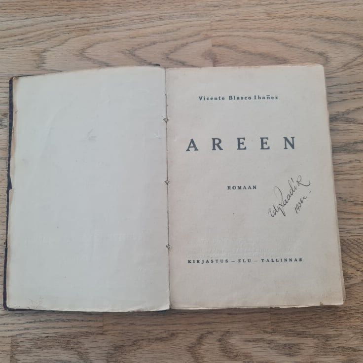 Areen . Vicente Blasco Ibanez . 1930
