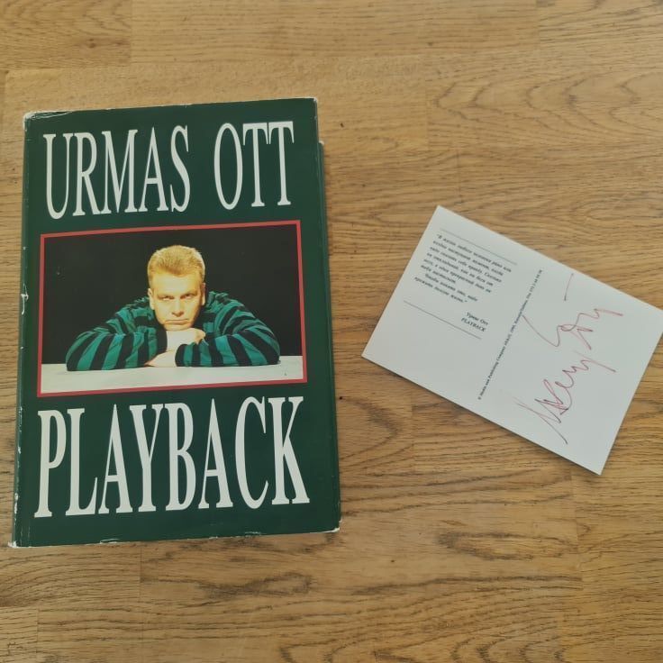 Playback . Urmas Ott / lisaks autogramm postkaardil
