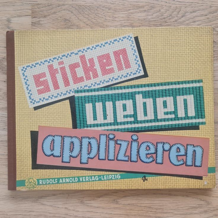 76697248 Vana Käsitöö raamat . Sticken Weben Applizieren Tikkimine