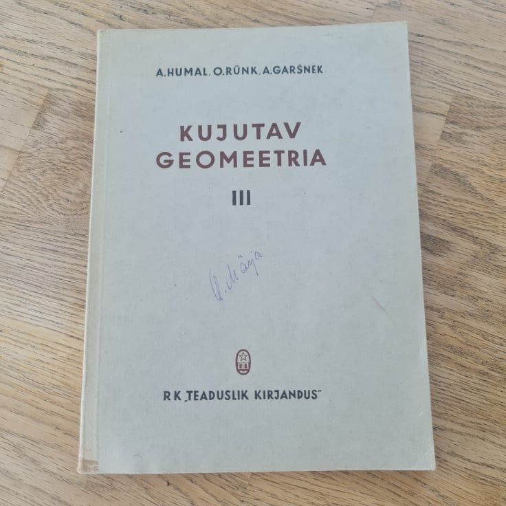 76753052 Kujutav geomeetria III