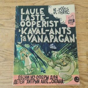 Kaval-Ants ja Vanapagan . Riho Päts autogrammiga
