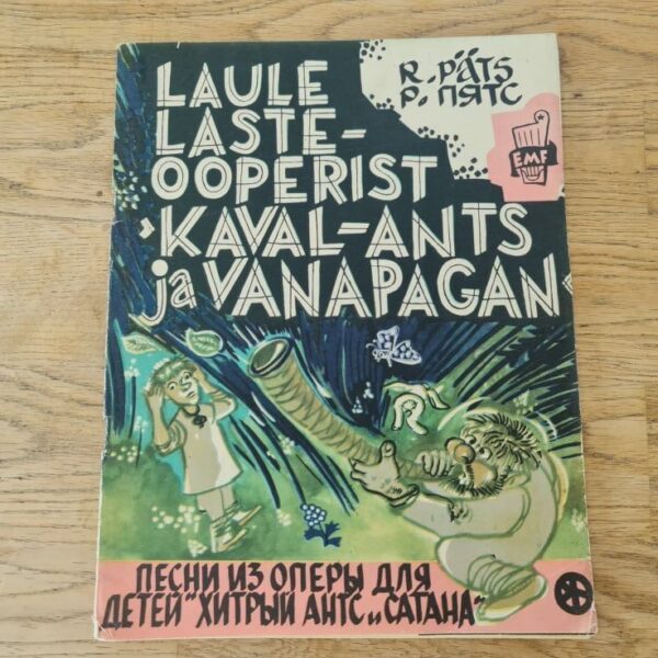 Kaval-Ants ja Vanapagan . Riho Päts autogrammiga