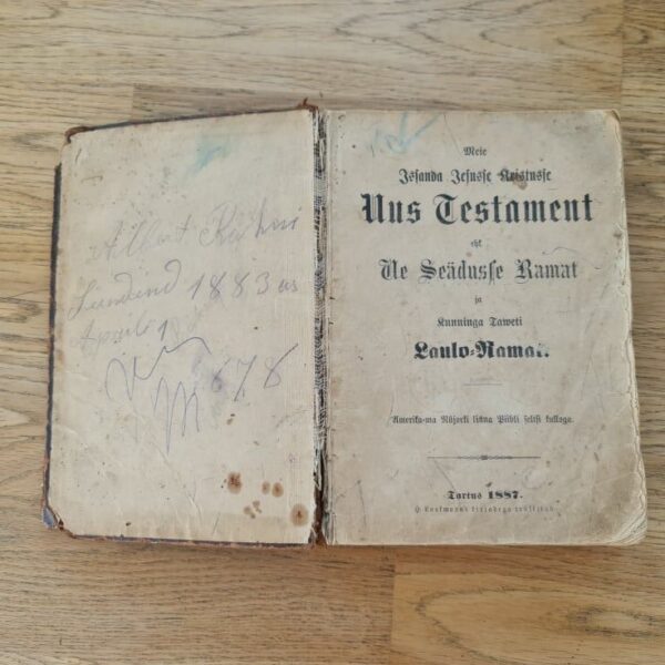 Meie Issanda Jeesuse Kristuse Uus Testament . 1887