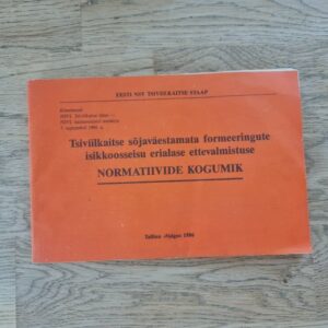 Tsiviilkaitse sõjaväetamata formeeringute isikkoosseisu eri