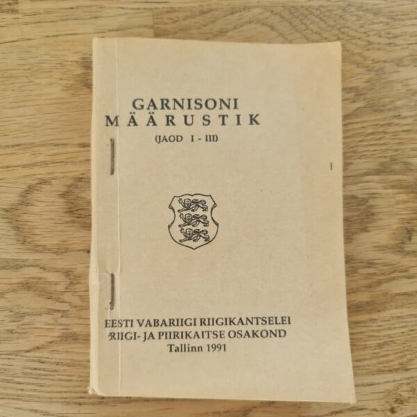 78997088 Garnisoni määrustik