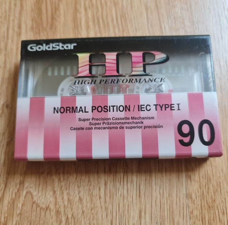 79653535 Uus! Goldstar HP Normal Position 90 Kassett