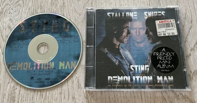 79751630 A&M Records, inc 540 162-2 Sting Demolition Man