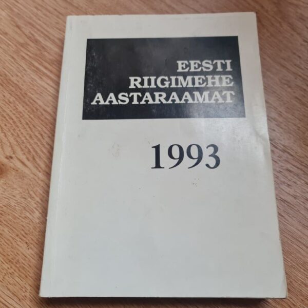 Eesti riigimehe aastaraamat 1993