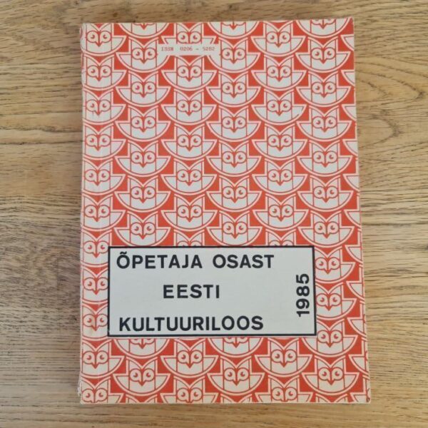 Õpetaja osast Eesti kultuuriloos