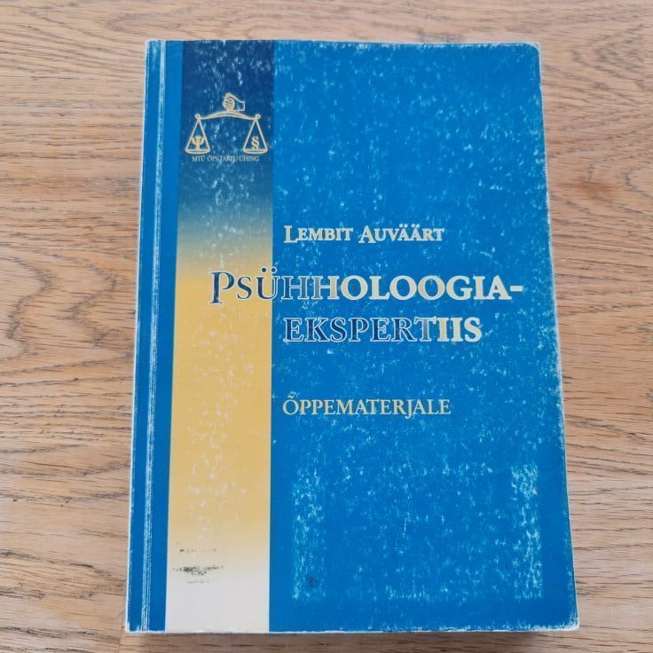 82654138 Psühholoogiaekspertiis . Lembit Auväärt