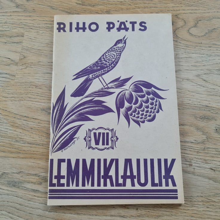 Lemmiklaulik VII . Riho Päts . 1938
