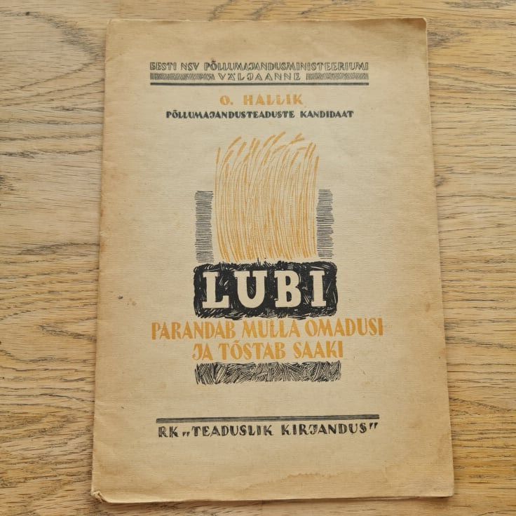 Lubi parandab mulla omadusi ja tõstab saaki