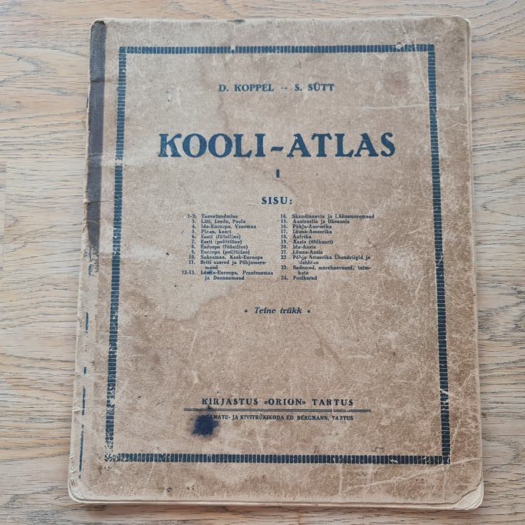 83427363 Kooli atlas . David Koppel
