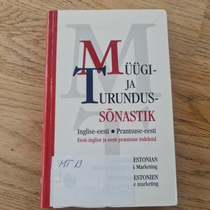 83591562 Müügi- ja turundussõnastik