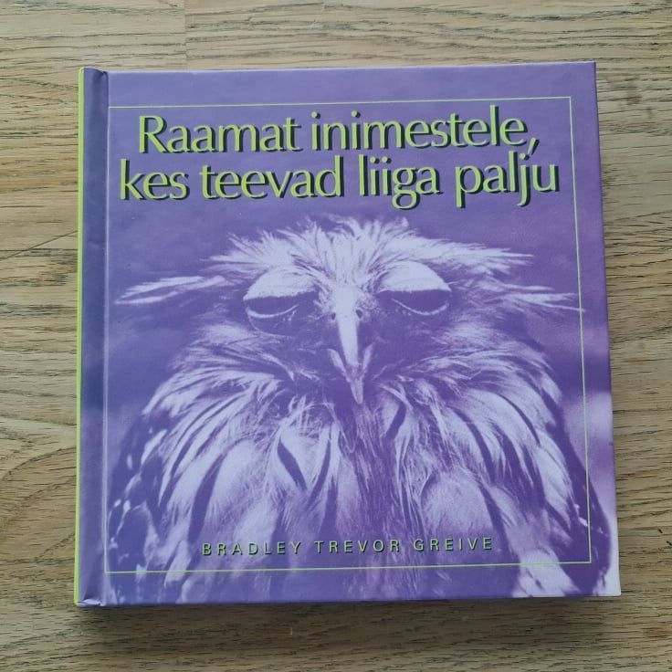 84787625 Raamat inimestele, kes teevad liiga palju